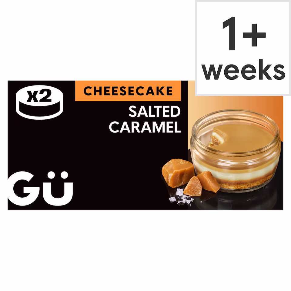 Gu Salted Caramel Cheesecake Dessert (2x82g)