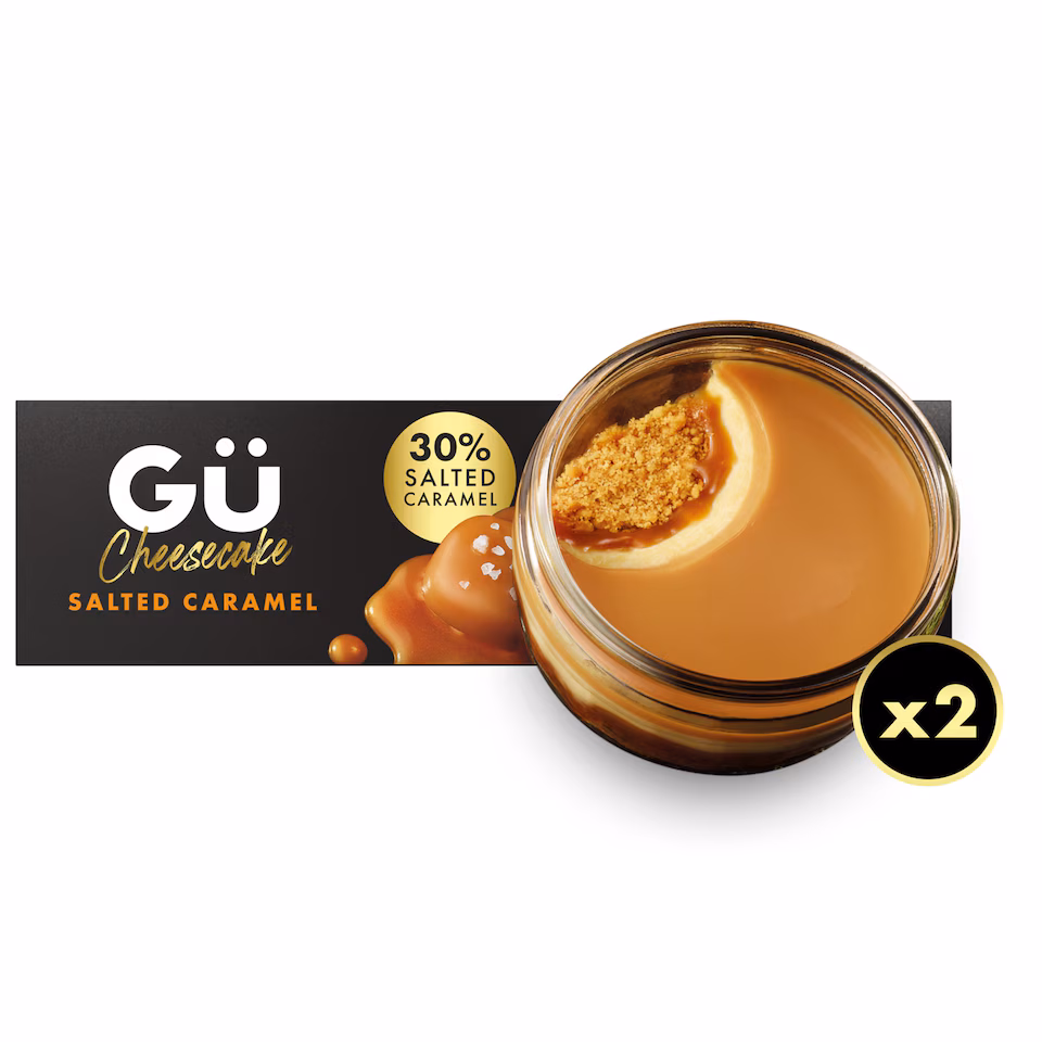 Gu Salted Caramel Cheesecake Dessert (2x82g)