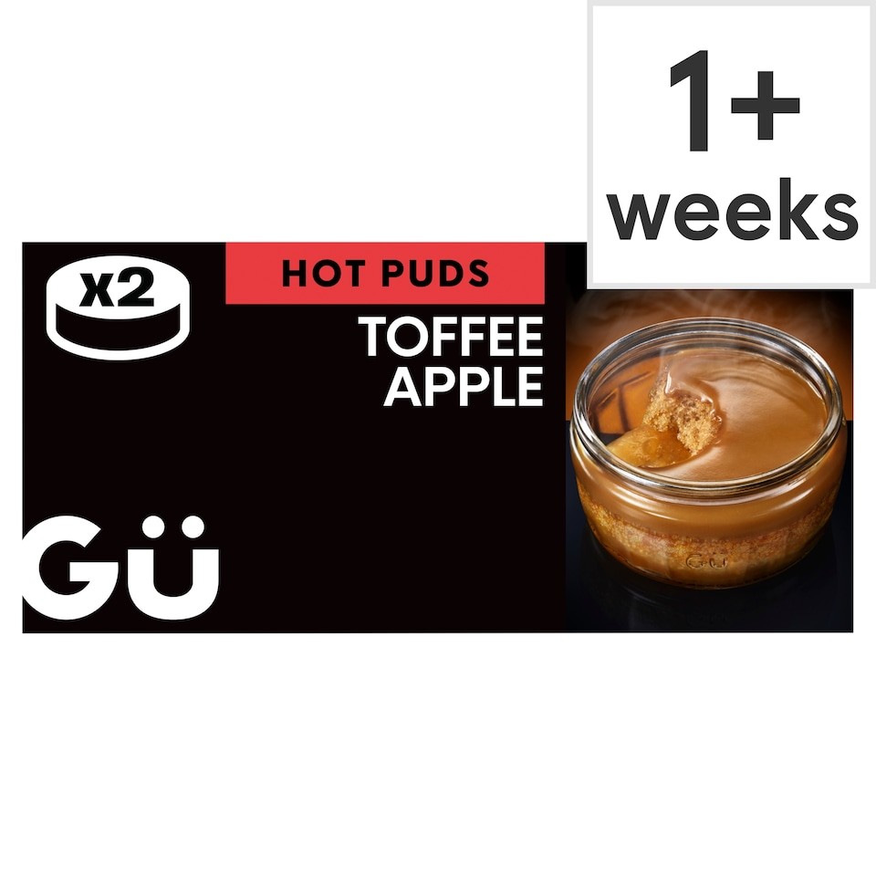 Gu Toffee Apple Hot Dessert 2x72g