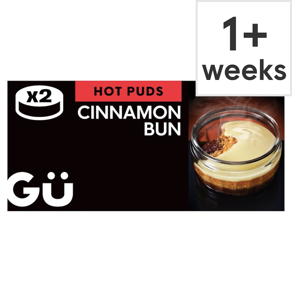 Gü Cinnamon Bun Hot Dessert 2x81g