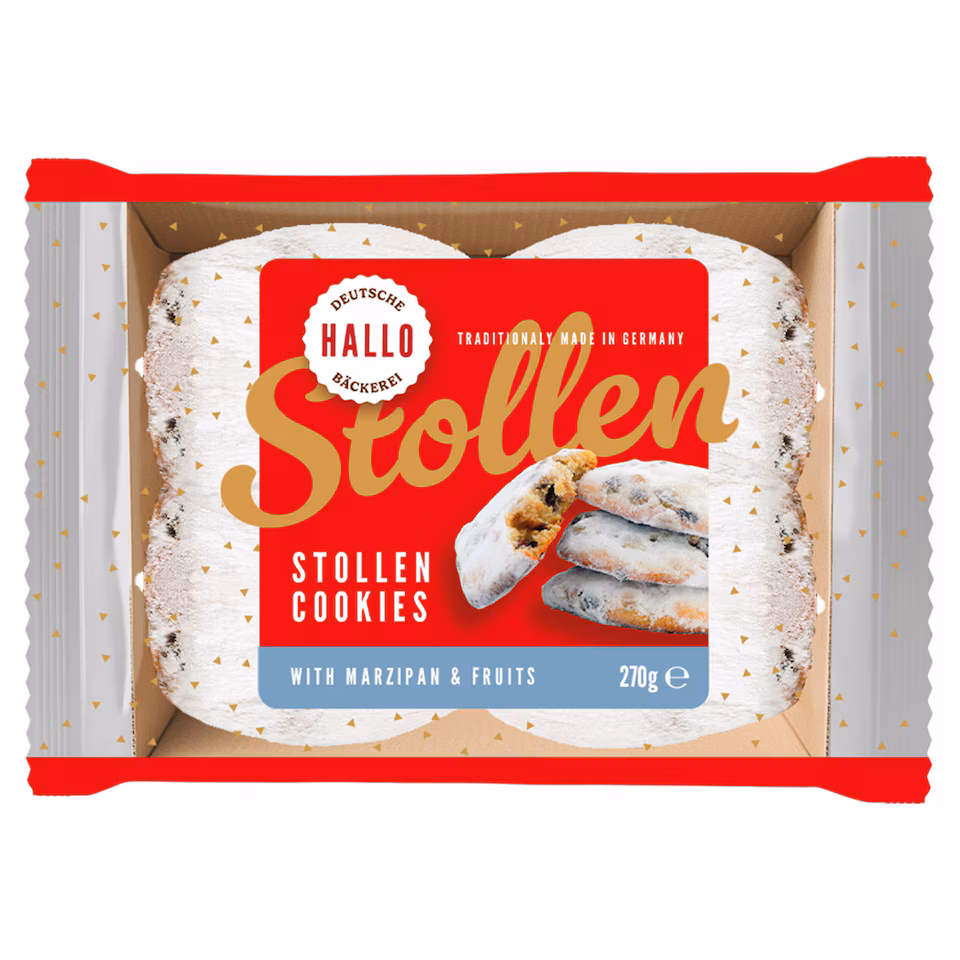 Hallo Deutsche Bäckerei Stollen Cookies 270g