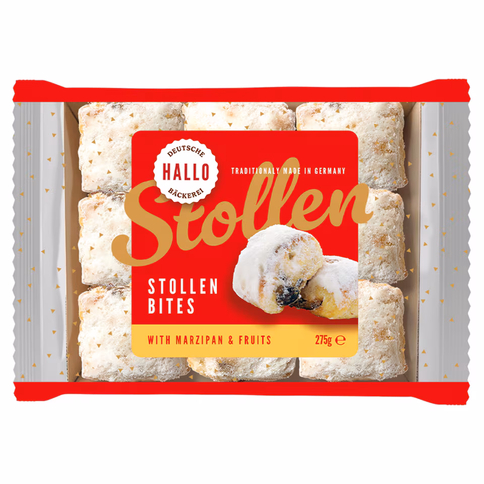 Hallo Deutsche Bäckerei Marzipan Stollen Bites 275g