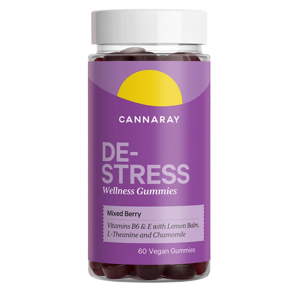 Cannaray De-Stress Gummy (60 count) - Mixed Berry