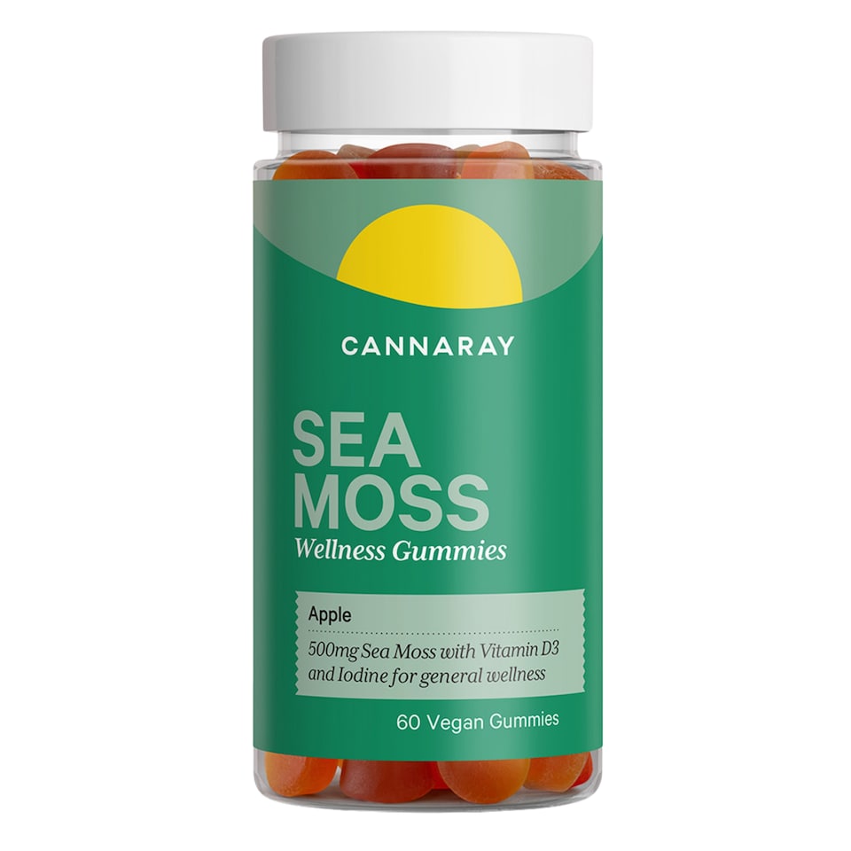 Cannaray Sea Moss Gummy 500mg (60 count) - Apple