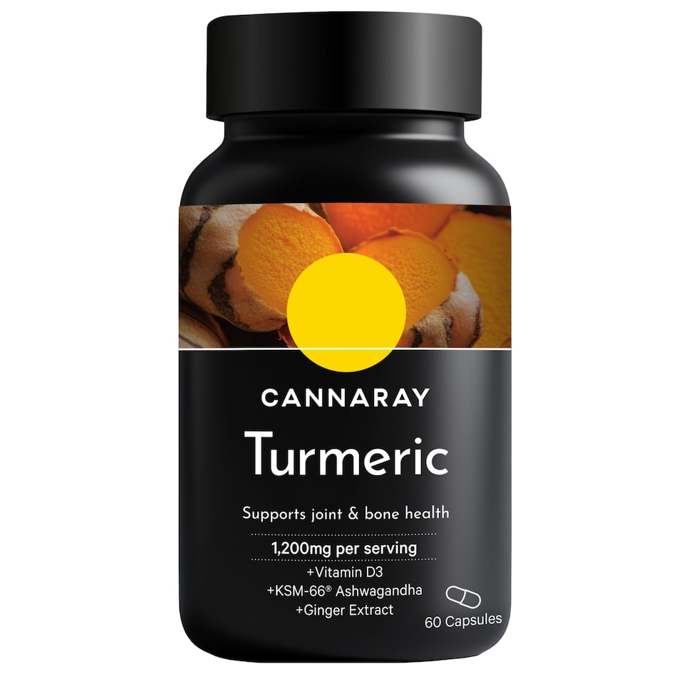 Cannaray Turmeric Capsules 1200mg (60 capsules)