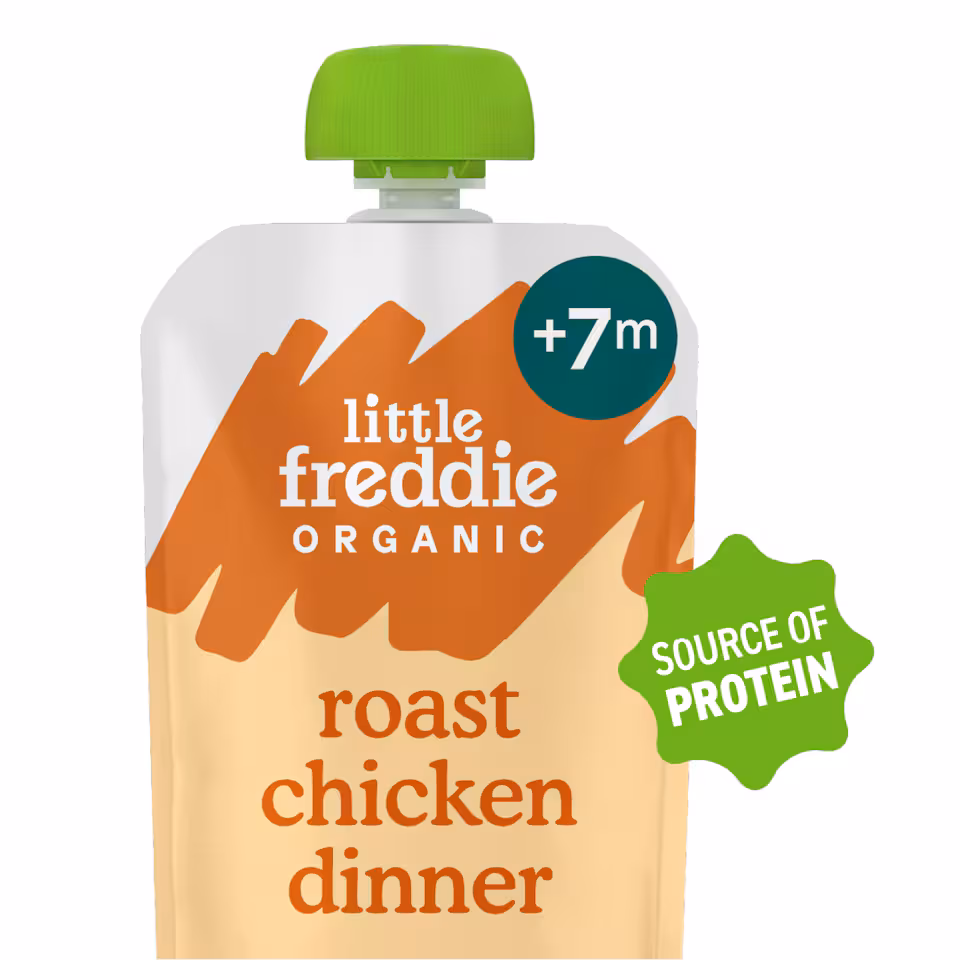 Little Freddie Organic Roast Chicken with Vegetables Baby Food Pouch Single 7m+ 130g