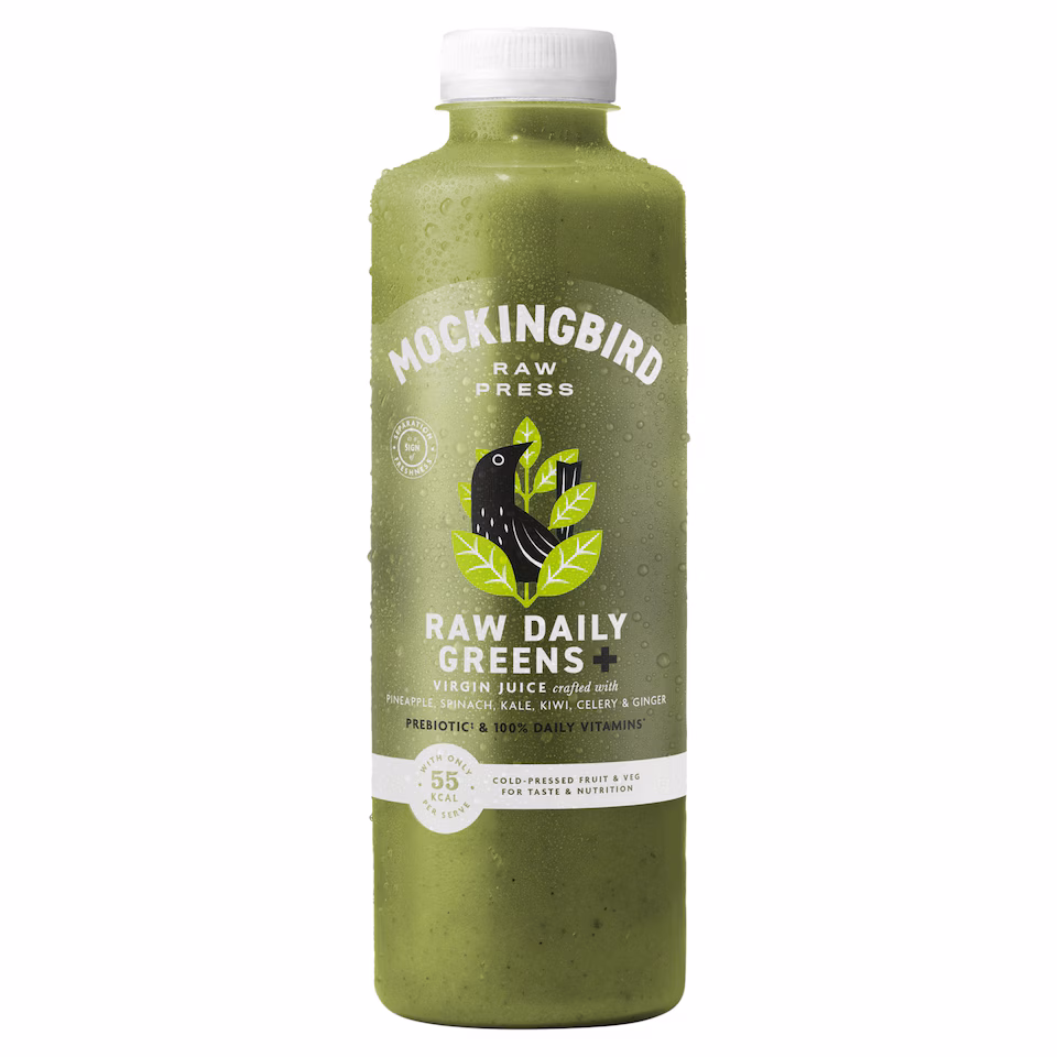 Mockingbird Raw Daily Greens Juice 750ml