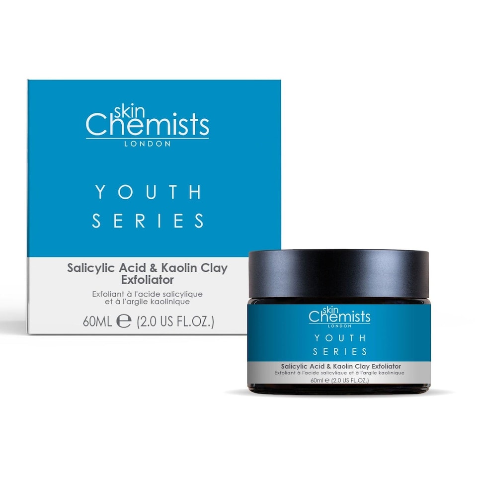 skinChemists Salicylic Acid & Kaolin Clay Anti-Ageing Exfoliator 60ml