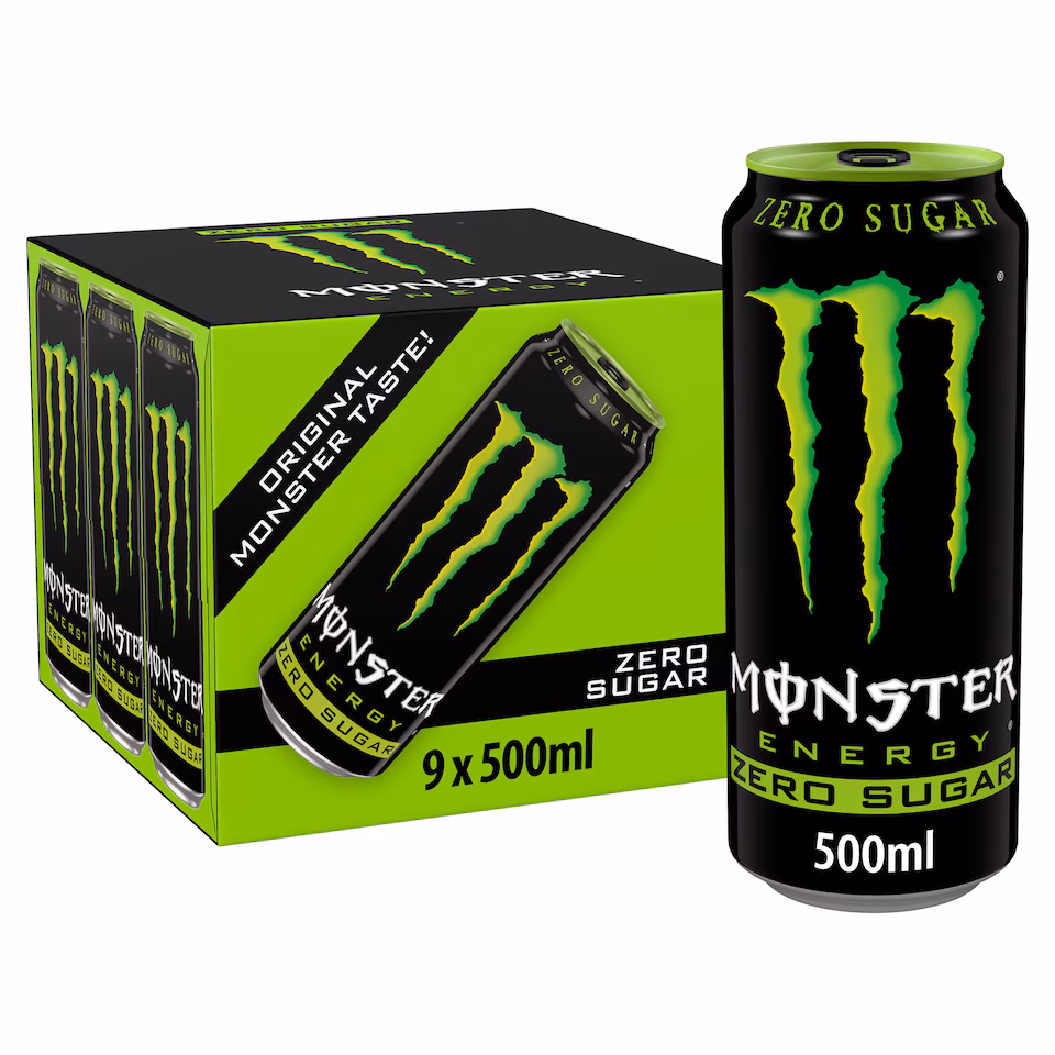 Monster Energy Zero Sugar 9x500ml
