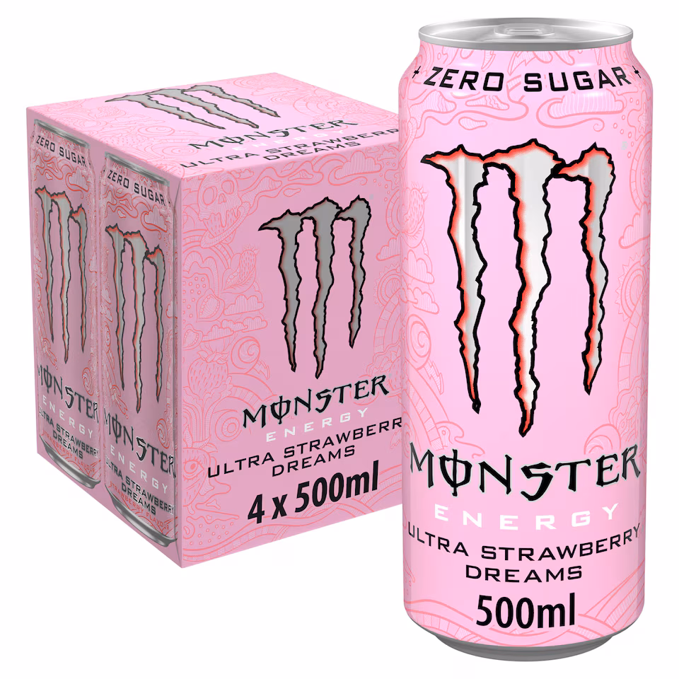 Monster Energy Ultra Strawberry Dreams 4x500ml