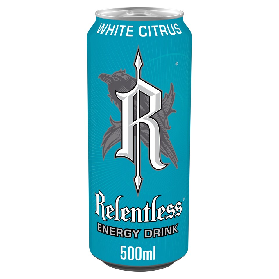 Relentless White Citrus Energy Drink 500ml