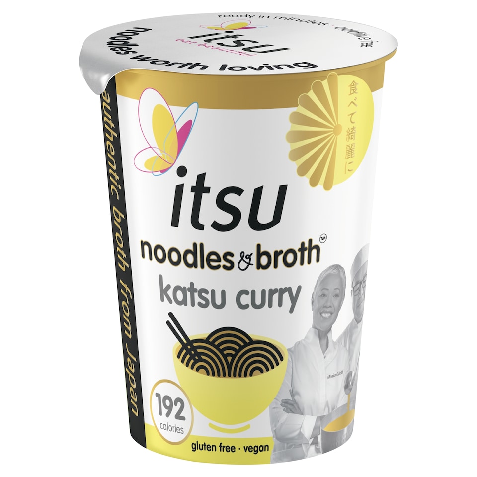 itsu katsu curry instant noodles & broth pot 63g