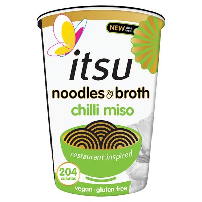 itsu Chilli Miso Instant Noodles & Broth Pot