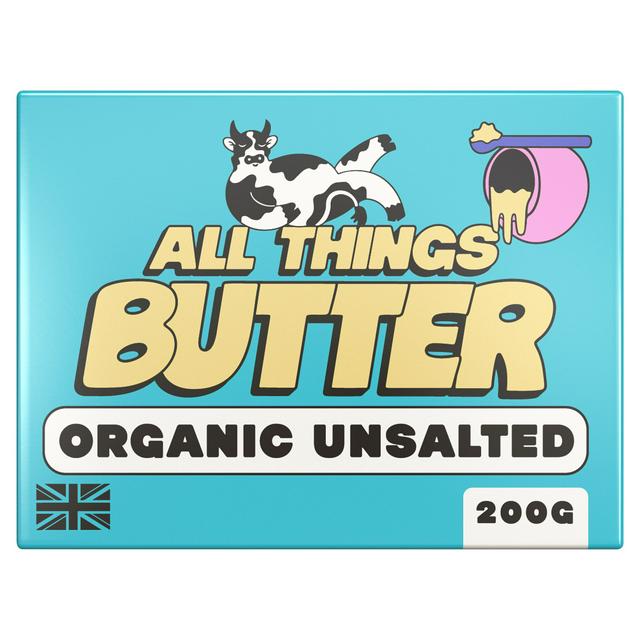 All Things Butter Organic British Unsalted Butter 200g