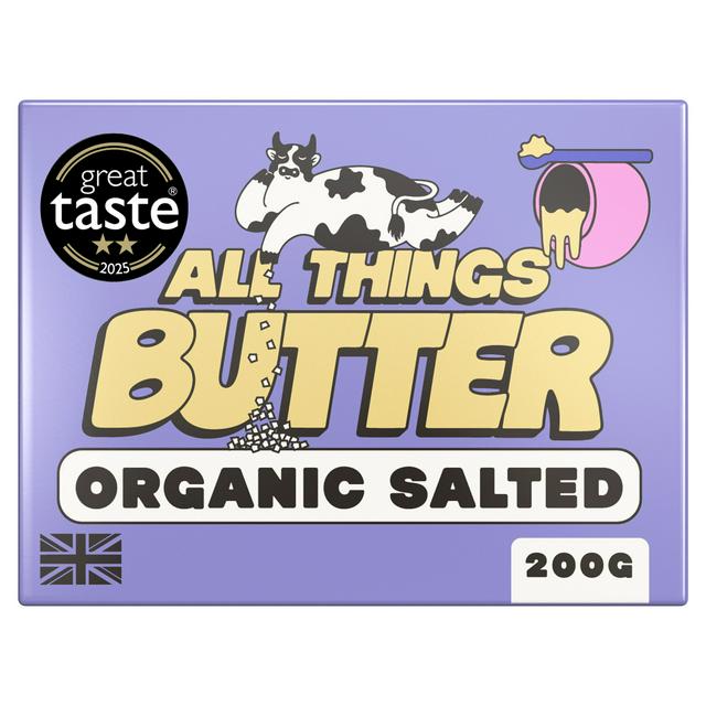 All Things Butter Organic Salted British Butter 200g