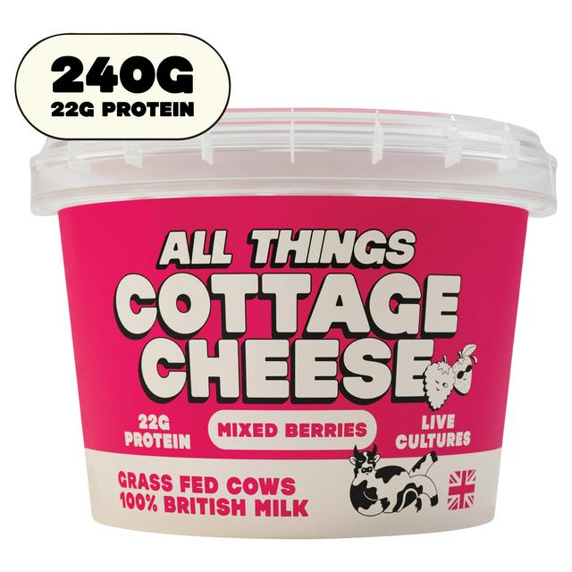 All Things 240g Mixed Berries Cottage Cheese