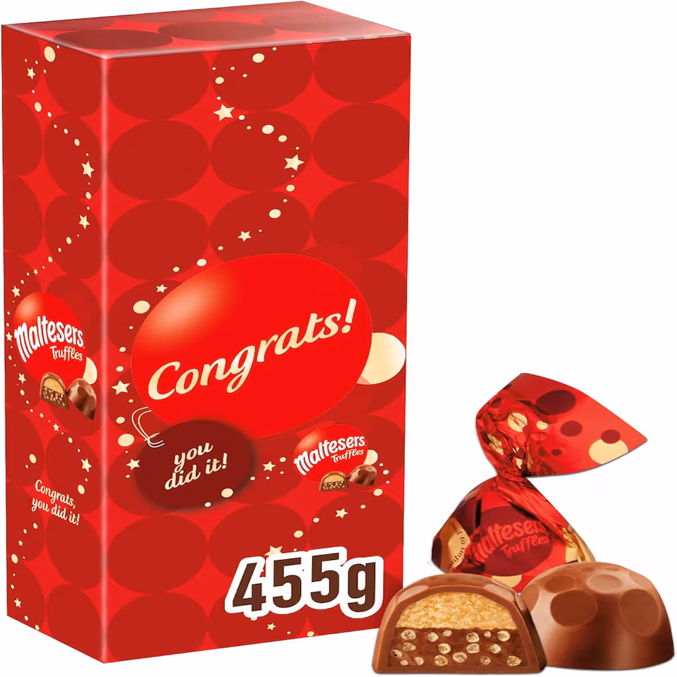 Maltesers - Truffle Ultimate Gift Pack 455g with Congrats Sleeve