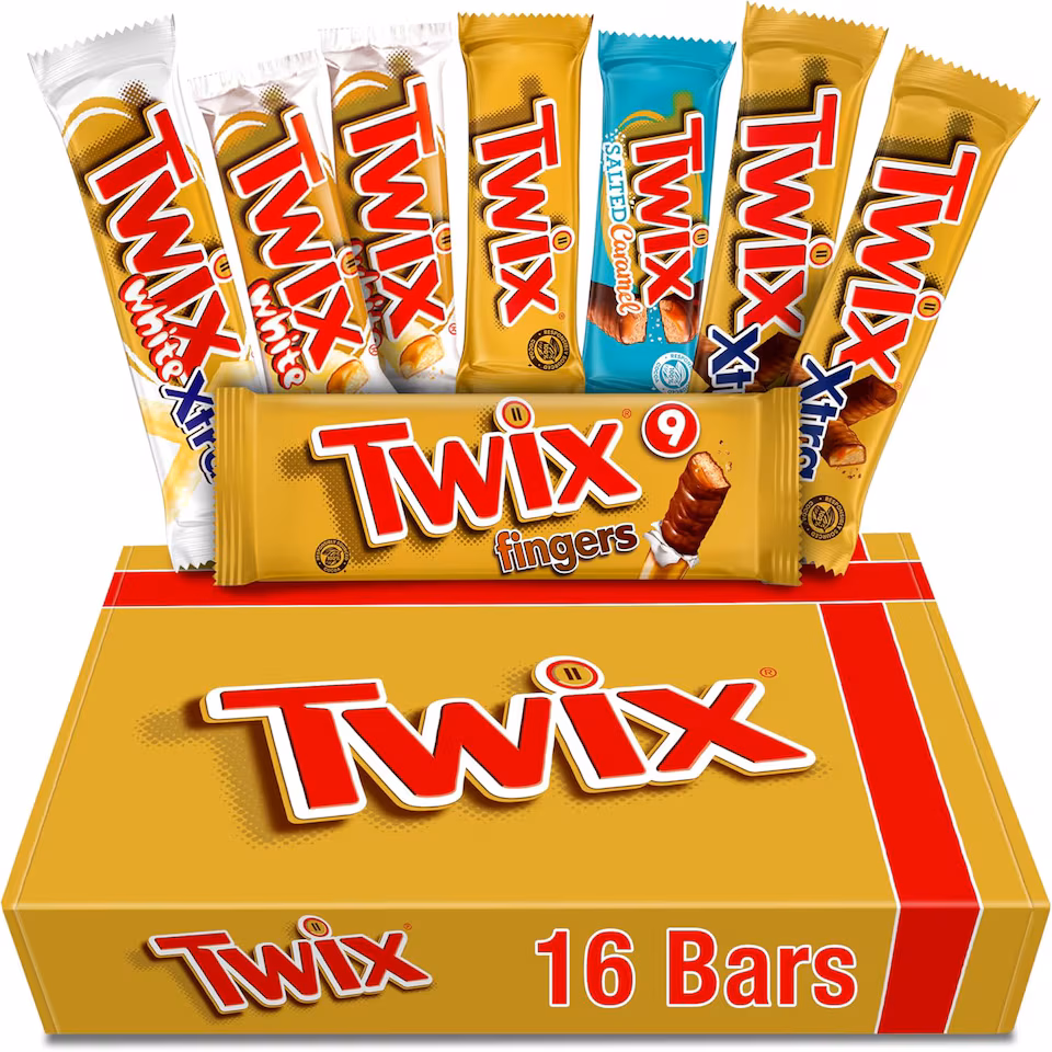 Twix Variety Chocolate Hamper Gift Box | Classic | White | Xtra | Salted Caramel