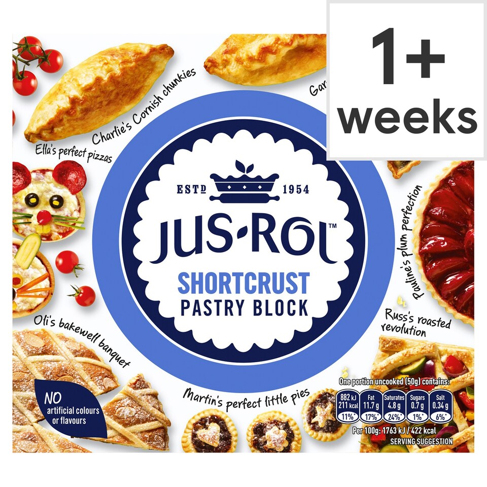 Jus-Rol Shortcrust Block 500G