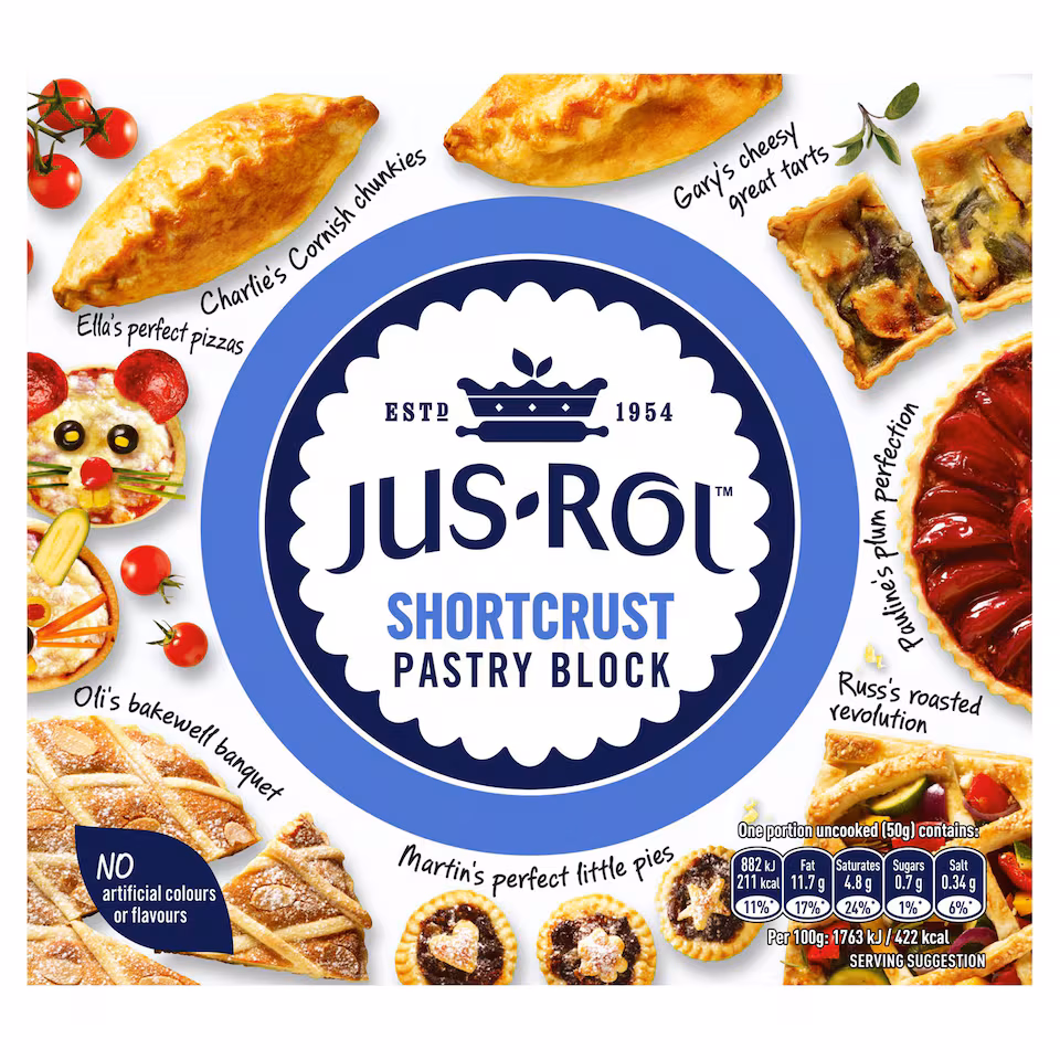 Jus-Rol Shortcrust Block 500G