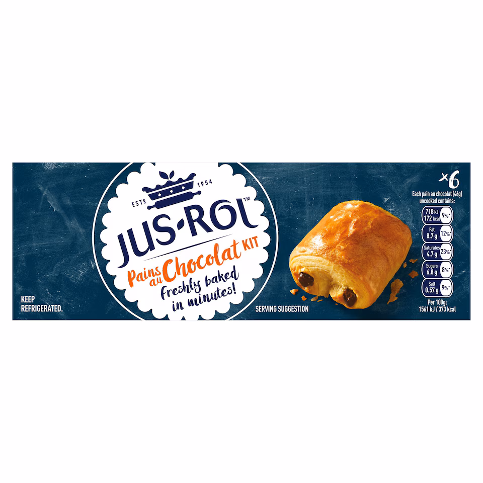 Jus-Rol Pains Au Chocolat Dough 6 pk 275g
