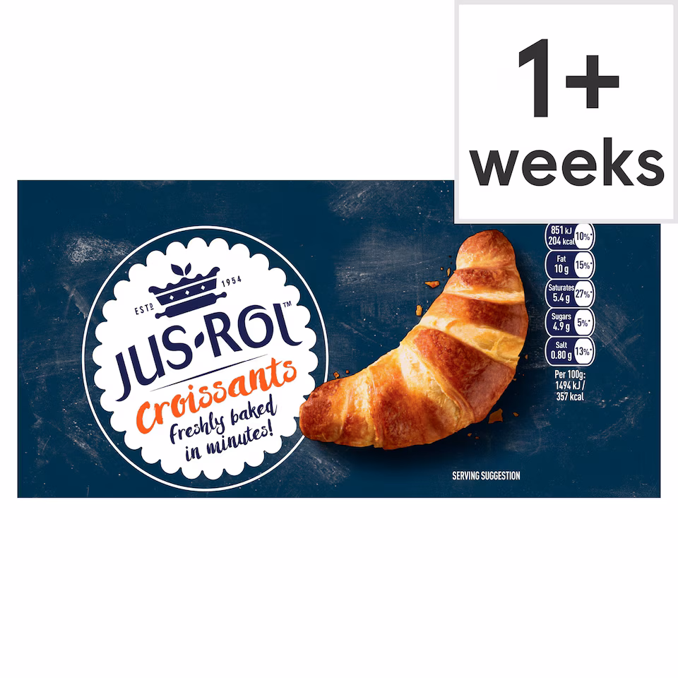 Jus-Rol Ready to Bake Croissant 6 pack 340g