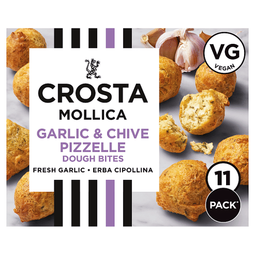 Crosta Mollica Garlic & Chive Pizzelle Dough Bites 180g