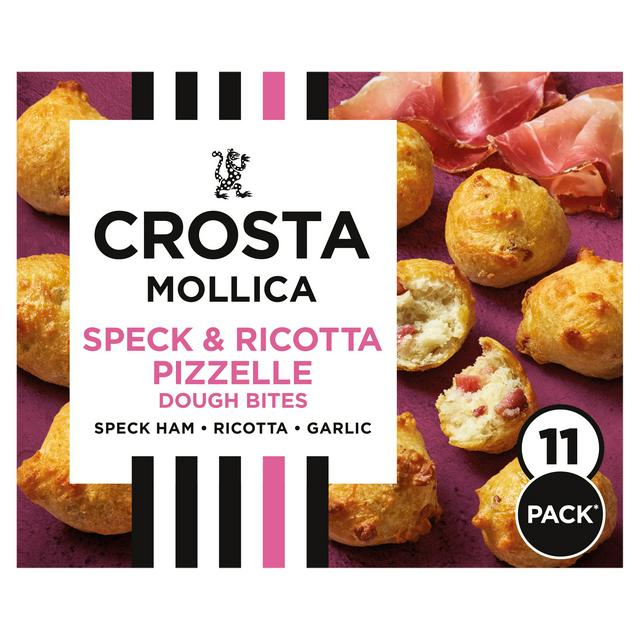 Crosta Mollica Speck & Ricotta Pizzelle Dough Bites 180g