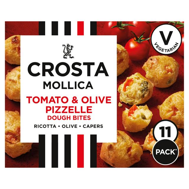 Crosta Mollica Tomato & Olive Pizzelle Dough Bites 180g