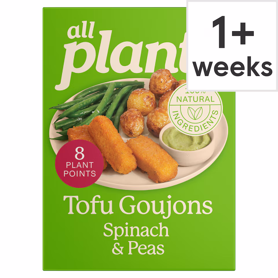 all plants Tofu Goujons with spinach 160g