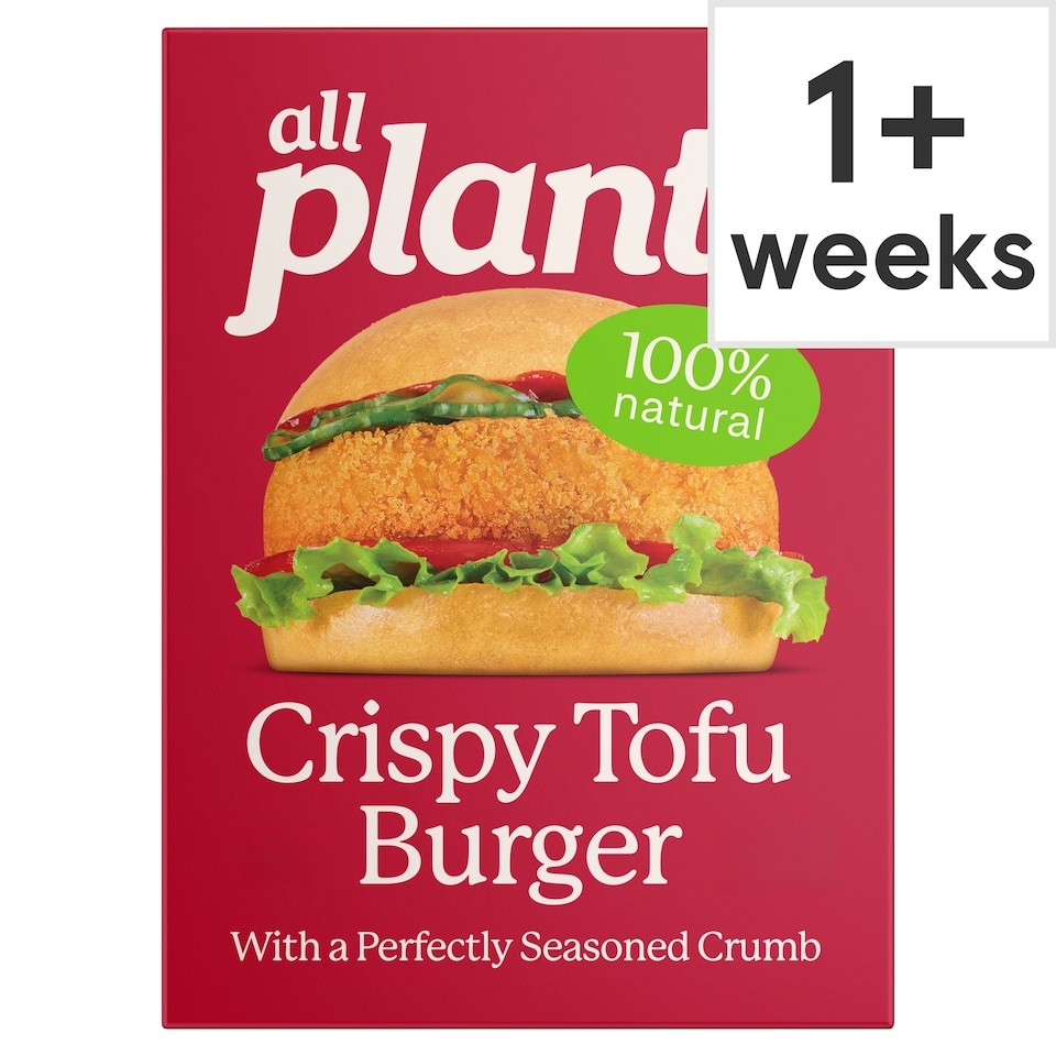 all plants Crispy Tofu Burger 160g
