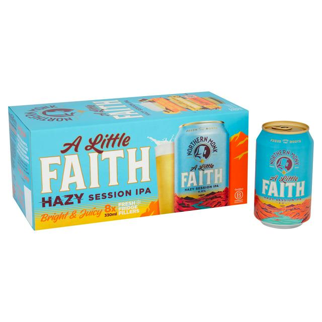 Northern Monk A Little Faith Juicy Tropical Hazy Session IPA 8 x 330ml