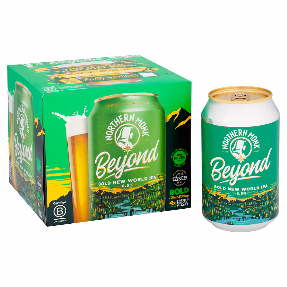 Northern Monk Beyond Bold New World IPA 4x330ml