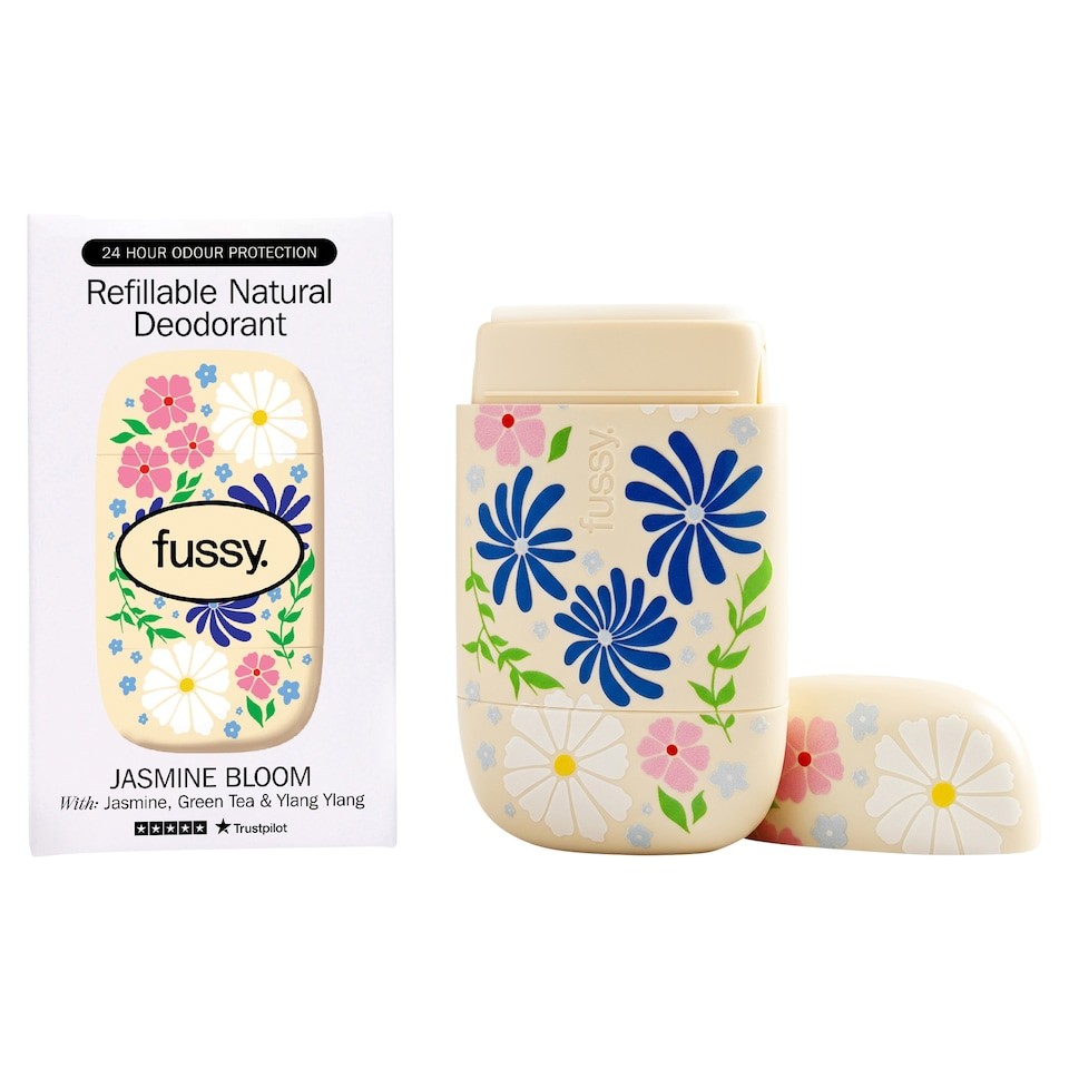 Fussy Refillable Natural Deodorant Jasmine Bloom 40g