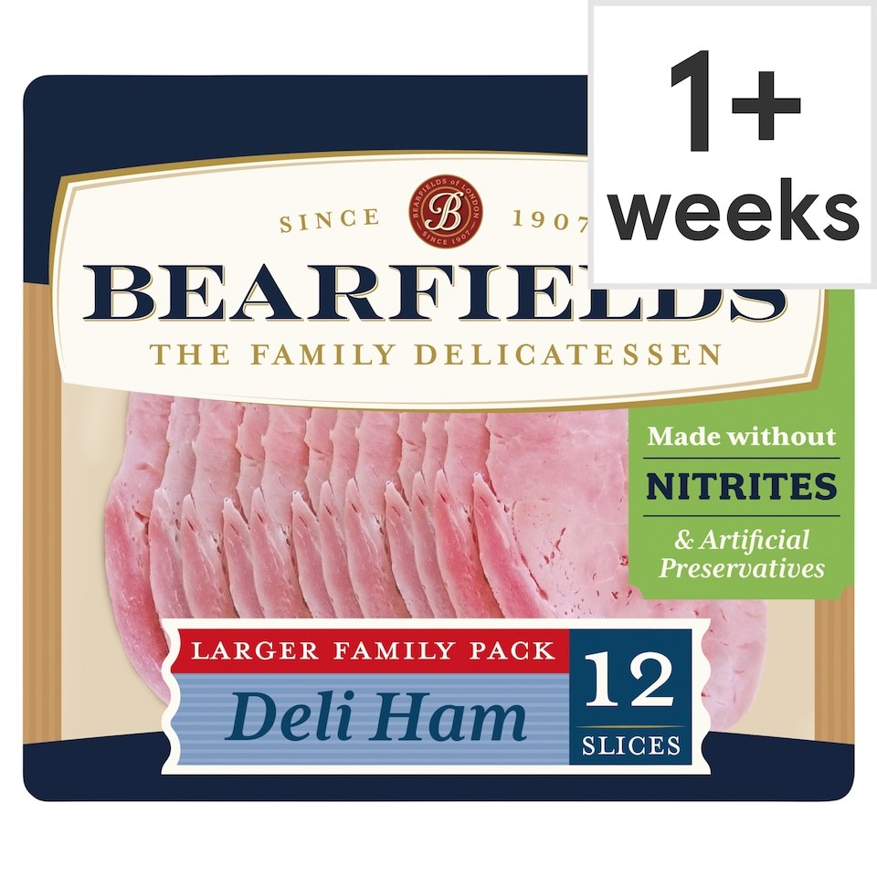 Bearfields 12 Slices Carved Deli Ham Family Pack 140g