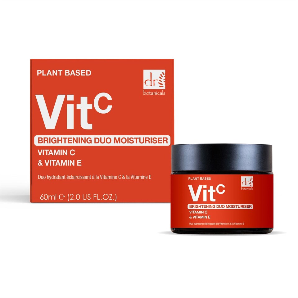 Dr. Botanicals Brightening Duo Anti-Ageing Moisturiser with 1% Vitamin C & Vitamin E 60ml