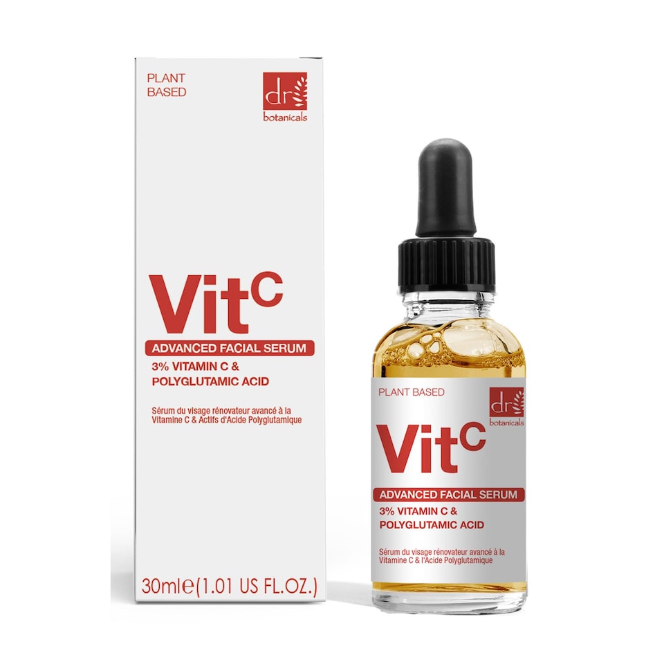 Dr. Botanicals Advanced Facial Anti-Ageing Serum 3% Vitamin C & Polyglutamic Acid 30ml