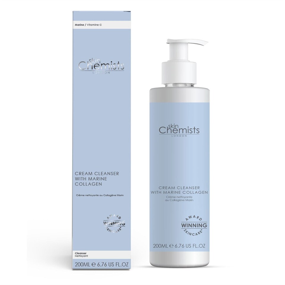 skinChemists Anti-Ageing Foaming Cleanser with Marine Collagen 200ml