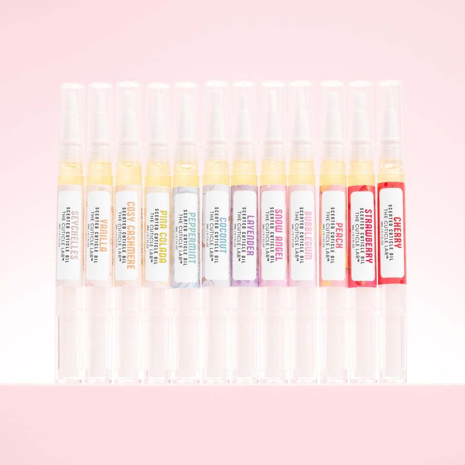 The Cuticle LAB : 3ml Cuticle Oil pen - singular (ONE) 3ml pen in Mojito fragrance. Strengthening, Nourishing, Hydrating. 60+ fragrances available. Ideal for handbag, car, beauty on the go... Handmade UK.