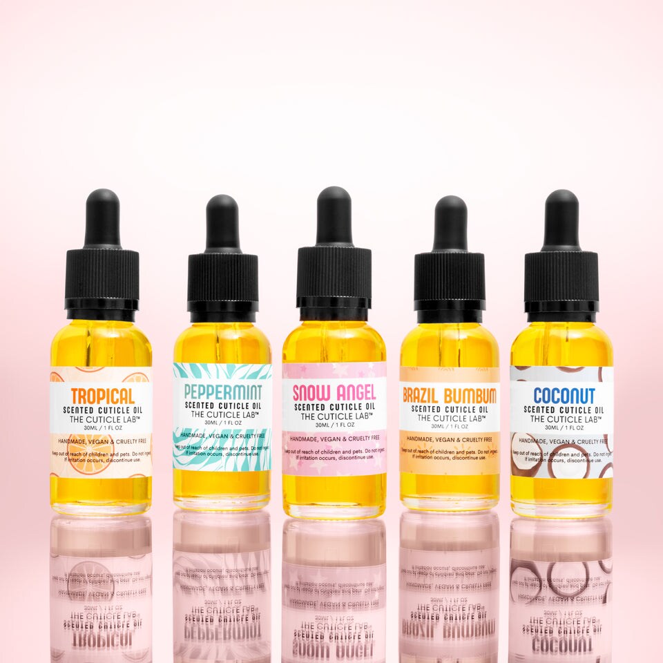 The Cuticle LAB : 30ml Cuticle Oil Bottle - singular (ONE) 30ml Cuticle Oil Bottle in Marzipan fragrance. Strengthening, Nourishing, Hydrating. 60+ fragrances available. Ideal for handbag, car, ... Handmade UK.