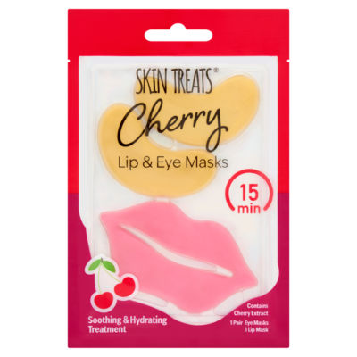 Skin Treats Cherry Lip & Eye Masks 14.5g