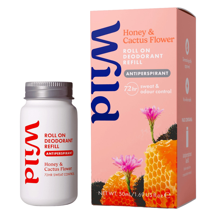 Wild Antiper Roll On Refill Honey Cactusflower 50ml