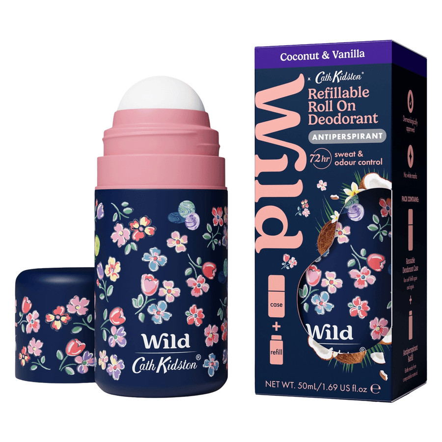 Wild Antiper Roll On Marble Case Coconut Vanilla 50ml
