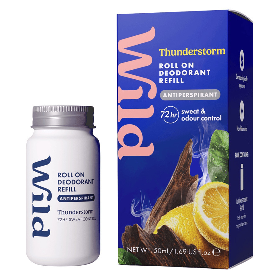 Wild Antiperspirant Roll On Refill Thunderstorm 50ml