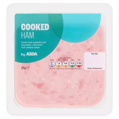ASDA Cooked Ham 125g