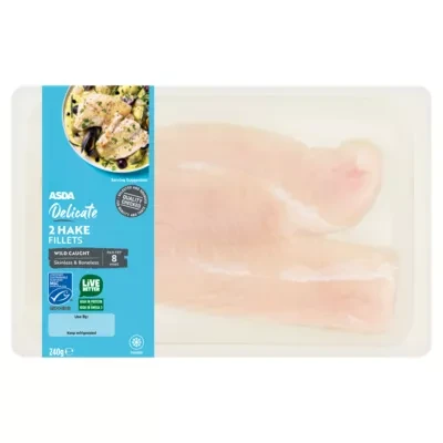 ASDA Delicate 2 Hake Fillets 240g