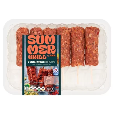 ASDA Summer Grill 6 Sweet Chilli Beef Koftas 360g