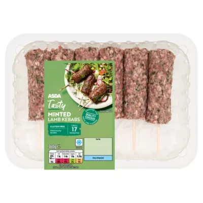 ASDA Tasty Minted Lamb Kebabs 360g