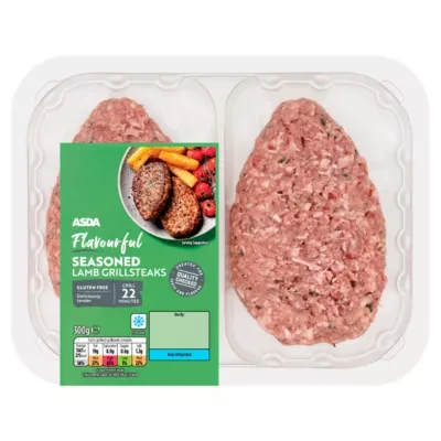 ASDA Flavourful Seasoned Lamb Grillsteaks 300g