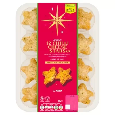 ASDA Joyous 12 Chilli Cheese Stars 180g
